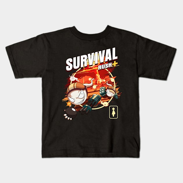 Survival Rush Kids T-Shirt by Son Dela Cruz